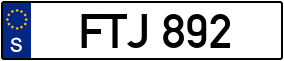 Truck License Plate